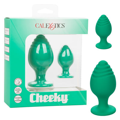 Calexotics - Ensemble Butt Plug Cheeky - Vert