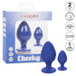 Calexotics - Ensemble Butt Plug Cheeky - Bleu