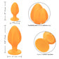 Calexotics - Ensemble Butt Plug Cheeky - Orange