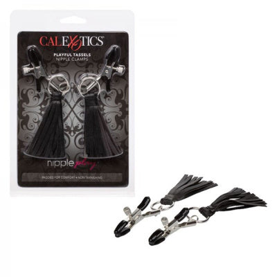 NipplePlay - Nipple Clamps Tassels - Noir