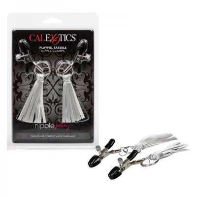 NipplePlay - Nipple Clamps Tassels - Argent