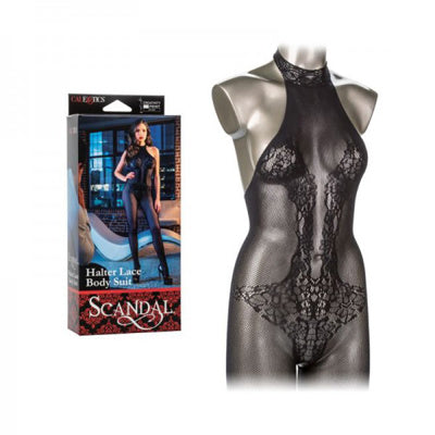 Scandal Lingerie - Halter Lace Body Suit