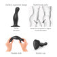 Strap-on-me - Dildo Plug Curvy - Grand Noir