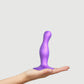 Strap-on-me - Dildo Plug Curvy - Petit Violet