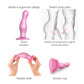 Strap-on-me - Dildo Plug Curvy - Grand Rose