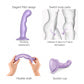 Strap-on-me - Dildo Plug P&amp;G - Moyen Lilas