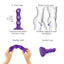 Strap-on-me - Dildo Geisha Balls - Mauve - Medium