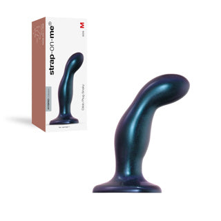 Strap-on-me - Dildo Plug Snaky - Bleu - Medium