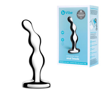 B-Vibe - Stainless Steel Anal Beads