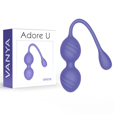 Adore U - Boules Kegel Vibrantes Vanya - Violet