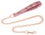 Spartacus - Collier & Laisse Cuir - Serpent Rose