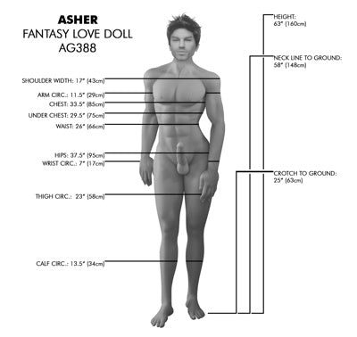 XR Brand - Asher Fantasy Love Doll