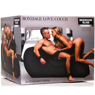 Bedroom Bliss - Bondage Love Couch - Noir