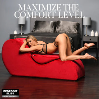 Bedroom Bliss - Kinky Couch Chaise Lounge - Rouge