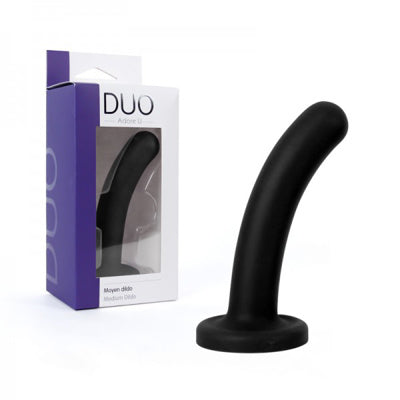 Adore U - DUO - Moyen dildo - Noir