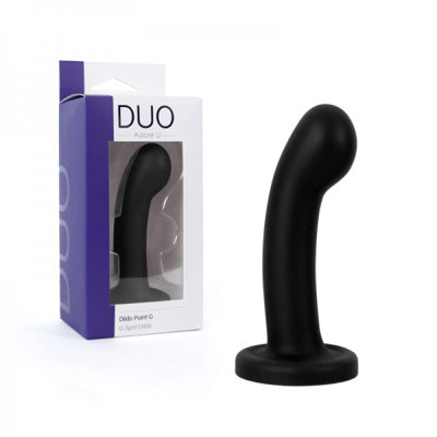 Adore U - DUO - Dildo courbé et arrondi - Noir