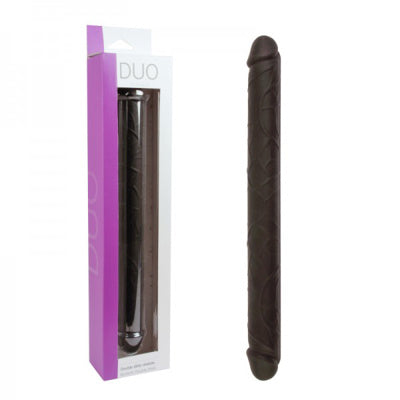 Adore U - DUO - Dildo Double Réaliste 14po - Noir