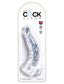 King Cock - Dildo 7.5 po Avec Testicules - Transparent