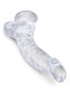 King Cock - Dildo 7.5 po Avec Testicules - Transparent