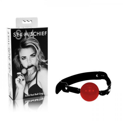 S&amp;M Solid Red Ball Gag